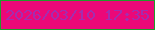 文字の大きさ：3、枠の色：209b2b、背景の色：eb0878、文字の色：a32db0 無料ブログパーツのブログ時計