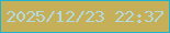 文字の大きさ：2、枠の色：20b2d1、背景の色：c6af59、文字の色：b5d8dd 無料ブログパーツのブログ時計