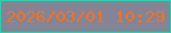 文字の大きさ：4、枠の色：20d5ae、背景の色：858494、文字の色：f37123 無料ブログパーツのブログ時計