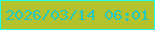 文字の大きさ：4、枠の色：20feef、背景の色：b3c32e、文字の色：24c9be 無料ブログパーツのブログ時計