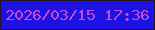 文字の大きさ：2、枠の色：21141f、背景の色：1e11e4、文字の色：c64cd4 無料ブログパーツのブログ時計