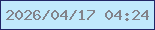 文字の大きさ：1、枠の色：212667、背景の色：c0e9fc、文字の色：82828a 無料ブログパーツのブログ時計