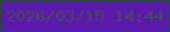 文字の大きさ：5、枠の色：214d39、背景の色：5b19ab、文字の色：414f5b 無料ブログパーツのブログ時計