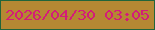 文字の大きさ：3、枠の色：21653a、背景の色：b58833、文字の色：d41d78 無料ブログパーツのブログ時計