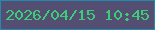 文字の大きさ：4、枠の色：218baf、背景の色：544f72、文字の色：3bcd78 無料ブログパーツのブログ時計
