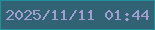 文字の大きさ：2、枠の色：21909a、背景の色：316375、文字の色：a19fcf 無料ブログパーツのブログ時計