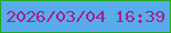 文字の大きさ：2、枠の色：21a81c、背景の色：58aceb、文字の色：a71f89 無料ブログパーツのブログ時計