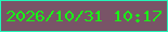文字の大きさ：5、枠の色：21f7b9、背景の色：795467、文字の色：1af117 無料ブログパーツのブログ時計