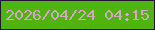 文字の大きさ：4、枠の色：221732、背景の色：51b40c、文字の色：d4a5c9 無料ブログパーツのブログ時計