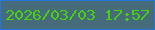 文字の大きさ：1、枠の色：2277d8、背景の色：466c7c、文字の色：48d110 無料ブログパーツのブログ時計