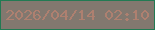 文字の大きさ：1、枠の色：227a53、背景の色：82786f、文字の色：ae8070 無料ブログパーツのブログ時計