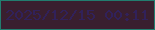 文字の大きさ：4、枠の色：227d6f、背景の色：391f2f、文字の色：31215a 無料ブログパーツのブログ時計