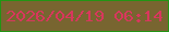 文字の大きさ：2、枠の色：229414、背景の色：786530、文字の色：d8375d 無料ブログパーツのブログ時計