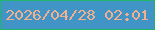 文字の大きさ：5、枠の色：22b46b、背景の色：4194c6、文字の色：f2b08e 無料ブログパーツのブログ時計