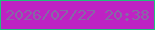 文字の大きさ：3、枠の色：22c07c、背景の色：be23c3、文字の色：856aa5 無料ブログパーツのブログ時計