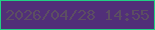文字の大きさ：4、枠の色：22cf84、背景の色：512f78、文字の色：5c4e62 無料ブログパーツのブログ時計