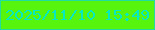 文字の大きさ：2、枠の色：22dd9f、背景の色：57f40d、文字の色：05eac3 無料ブログパーツのブログ時計