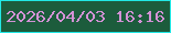 文字の大きさ：5、枠の色：22e8e5、背景の色：1c5c3c、文字の色：d492d6 無料ブログパーツのブログ時計