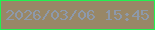 文字の大きさ：5、枠の色：22f150、背景の色：988767、文字の色：8d99ab 無料ブログパーツのブログ時計