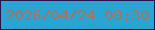 文字の大きさ：1、枠の色：23164f、背景の色：2aa5d3、文字の色：a87260 無料ブログパーツのブログ時計