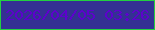 文字の大きさ：1、枠の色：23cf40、背景の色：343093、文字の色：5d01cd 無料ブログパーツのブログ時計
