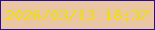 文字の大きさ：1、枠の色：240e93、背景の色：eac7a2、文字の色：f0de0a 無料ブログパーツのブログ時計