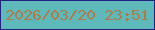 文字の大きさ：4、枠の色：241f82、背景の色：5db9ba、文字の色：b07945 無料ブログパーツのブログ時計
