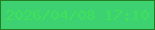 文字の大きさ：2、枠の色：247c23、背景の色：3ed172、文字の色：3ee05c 無料ブログパーツのブログ時計