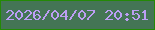 文字の大きさ：3、枠の色：248906、背景の色：447555、文字の色：bc9ef4 無料ブログパーツのブログ時計
