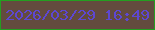 文字の大きさ：5、枠の色：249e20、背景の色：634b3e、文字の色：5d47d2 無料ブログパーツのブログ時計
