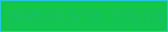 文字の大きさ：5、枠の色：24c6e2、背景の色：12c54c、文字の色：19be6a 無料ブログパーツのブログ時計