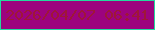 文字の大きさ：1、枠の色：24d99e、背景の色：9c037e、文字の色：9f1639 無料ブログパーツのブログ時計