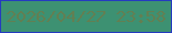 文字の大きさ：5、枠の色：253bbf、背景の色：3d9172、文字の色：627f53 無料ブログパーツのブログ時計