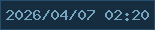文字の大きさ：3、枠の色：254e71、背景の色：152d3e、文字の色：76a5c2 無料ブログパーツのブログ時計