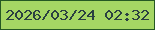 文字の大きさ：1、枠の色：255823、背景の色：a5d664、文字の色：2a4041 無料ブログパーツのブログ時計