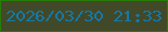 文字の大きさ：1、枠の色：257e05、背景の色：424928、文字の色：1279ab 無料ブログパーツのブログ時計