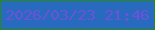 文字の大きさ：3、枠の色：258c17、背景の色：286abd、文字の色：6c51db 無料ブログパーツのブログ時計