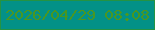文字の大きさ：2、枠の色：259343、背景の色：039187、文字の色：499723 無料ブログパーツのブログ時計
