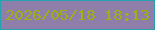 文字の大きさ：1、枠の色：25a1af、背景の色：8f7ea9、文字の色：9fb017 無料ブログパーツのブログ時計