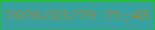 文字の大きさ：3、枠の色：25bd37、背景の色：36a19d、文字の色：838b55 無料ブログパーツのブログ時計