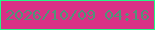 文字の大きさ：5、枠の色：25f786、背景の色：d93186、文字の色：529279 無料ブログパーツのブログ時計
