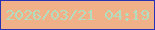 文字の大きさ：1、枠の色：2632b1、背景の色：f0b189、文字の色：b2debf 無料ブログパーツのブログ時計