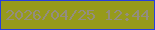 文字の大きさ：2、枠の色：263fdf、背景の色：969a1c、文字の色：938d7f 無料ブログパーツのブログ時計