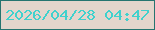 文字の大きさ：2、枠の色：267470、背景の色：e4d5cc、文字の色：40d1cd 無料ブログパーツのブログ時計