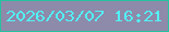 文字の大きさ：1、枠の色：26c3a0、背景の色：8e8aaa、文字の色：52f1f5 無料ブログパーツのブログ時計