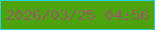 文字の大きさ：3、枠の色：26d3e2、背景の色：4ca30c、文字の色：926060 無料ブログパーツのブログ時計