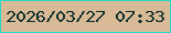 文字の大きさ：2、枠の色：26d8c6、背景の色：d9ba96、文字の色：0e2f2d 無料ブログパーツのブログ時計