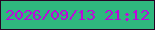 文字の大きさ：4、枠の色：270123、背景の色：2fb77e、文字の色：bd08da 無料ブログパーツのブログ時計