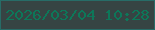 文字の大きさ：3、枠の色：276c67、背景の色：364443、文字の色：0d7759 無料ブログパーツのブログ時計