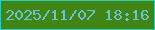 文字の大きさ：1、枠の色：27d0be、背景の色：418514、文字の色：6bc4d3 無料ブログパーツのブログ時計